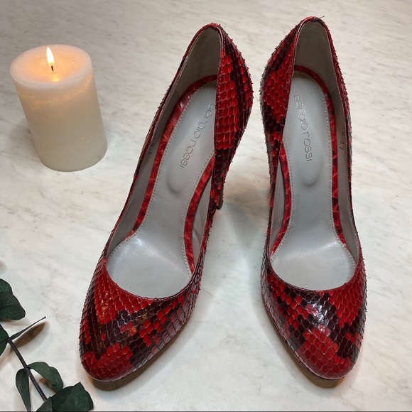 Sergio Rossi Python Heel - Picture 1 of 10
